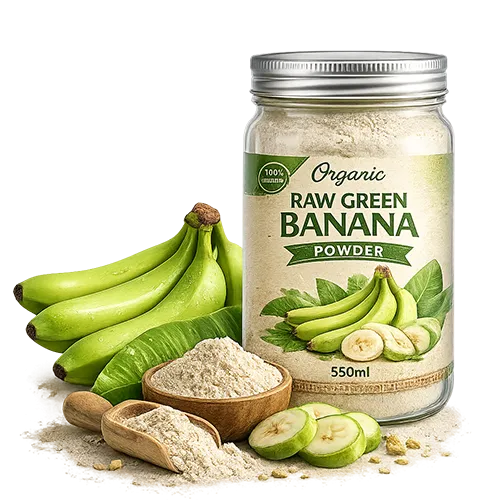 Organic Raw Green Banana Powder
